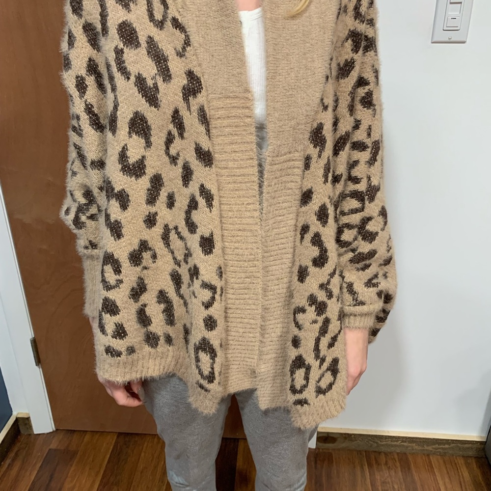 Akemi and Kin from Anthropologie , super soft with animal print and 3/4 sleeves